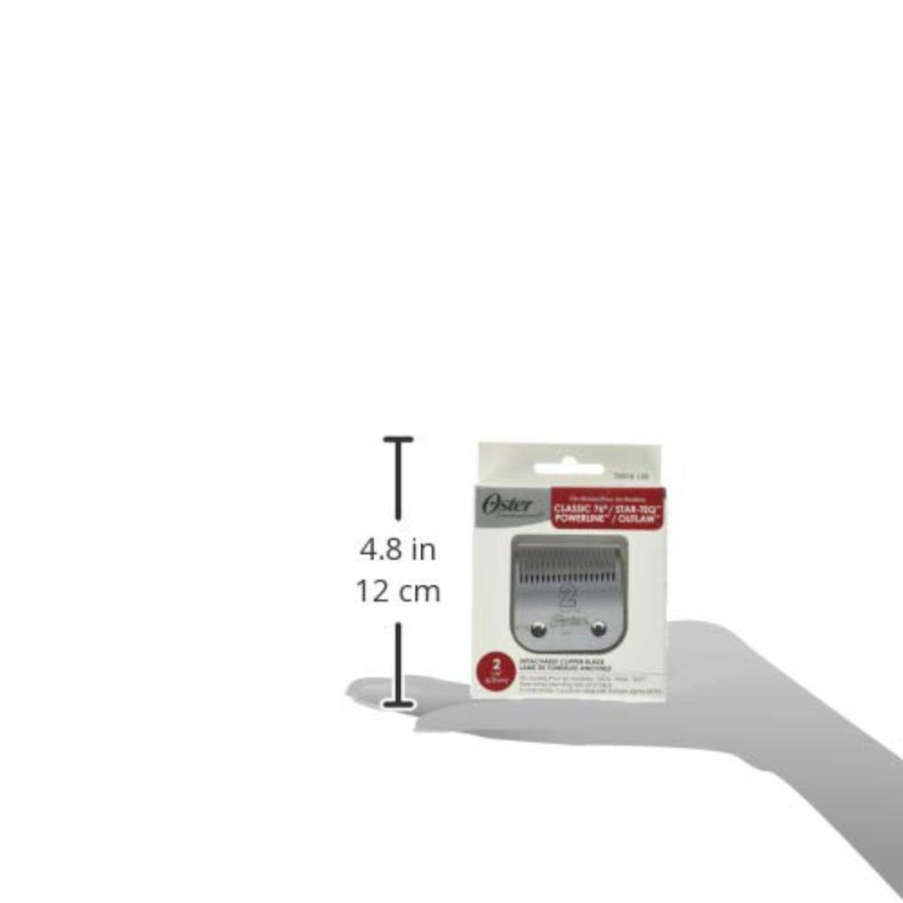Oster Professional Detachable Blade Size 2 test-cut demonstrates quick, clean cuts.
