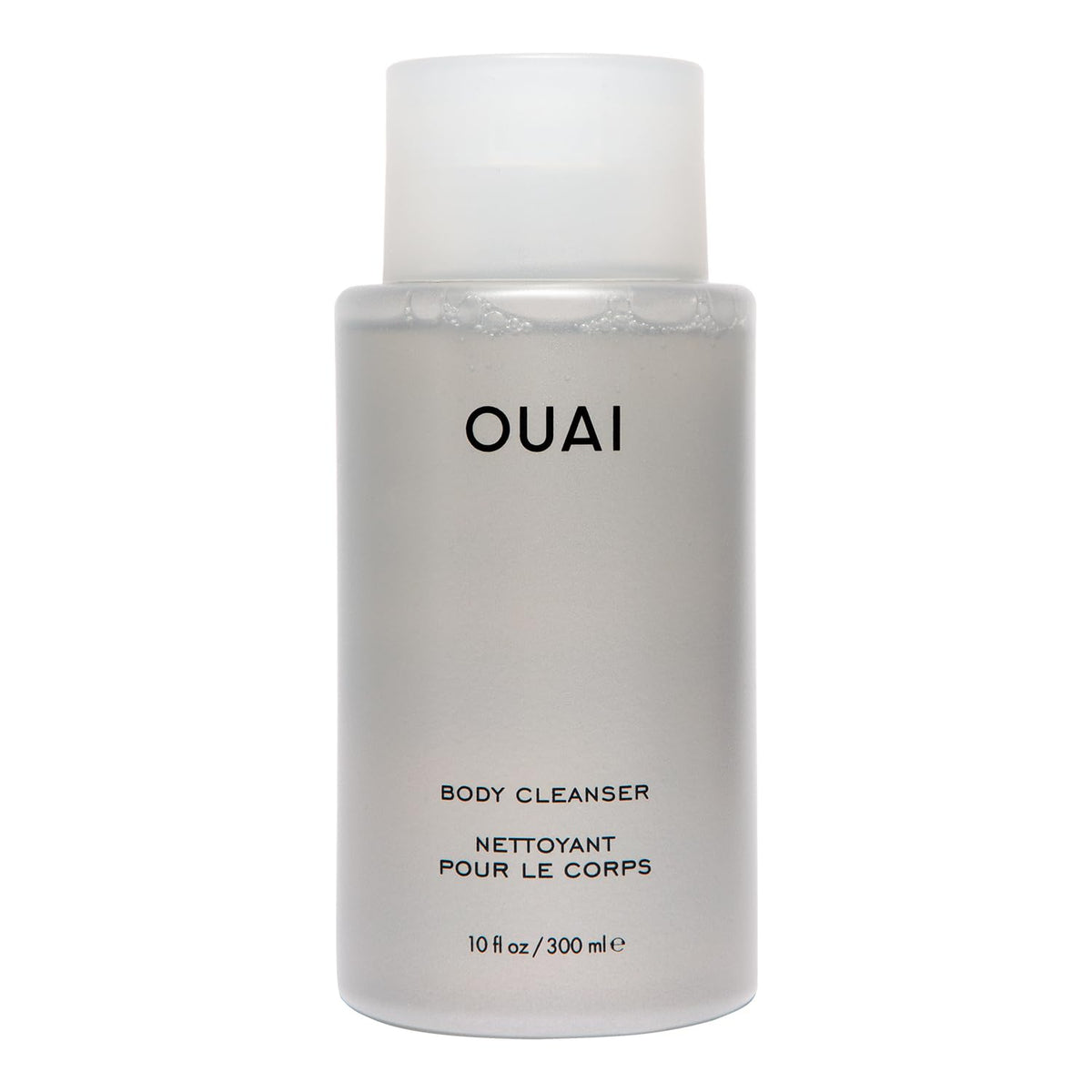 OUAI Body Cleanser Dean Street bottle front shows hydrating foaming wash for daily care
