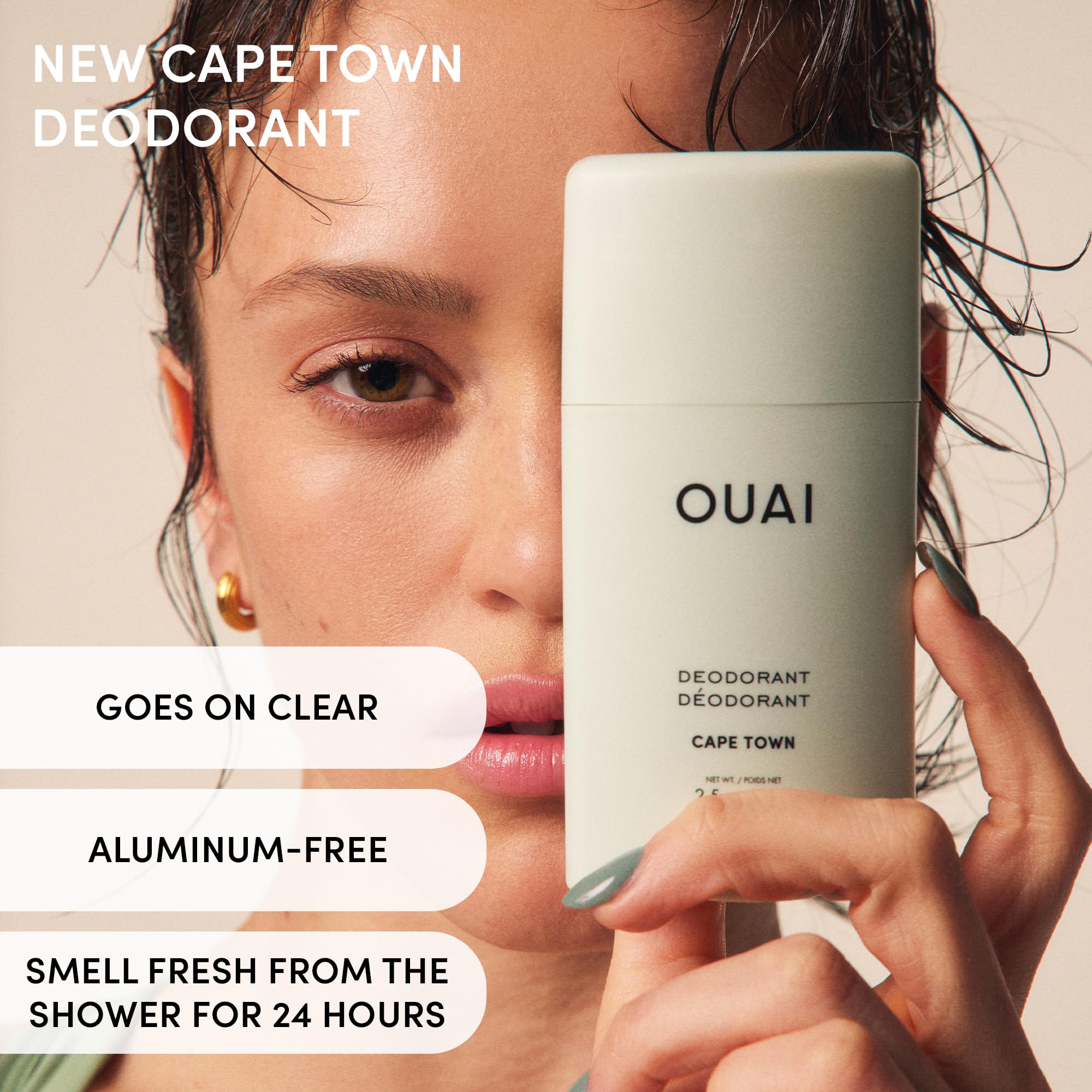 OUAI Cape Town ingredients image highlights shea butter and coconut oil for skin softness.