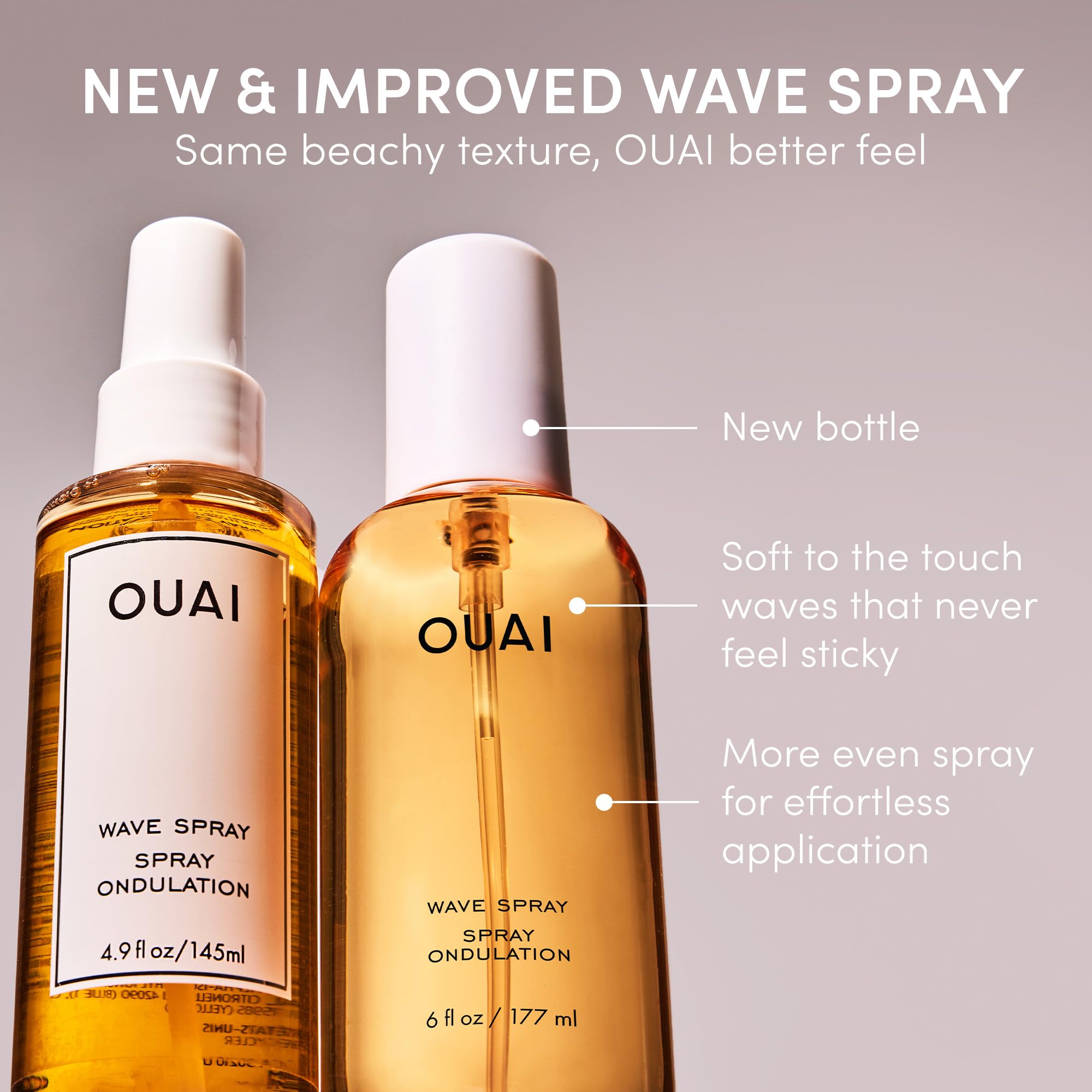 OUAI color-safe keratin-friendly label demonstrates compatibility with treated hair