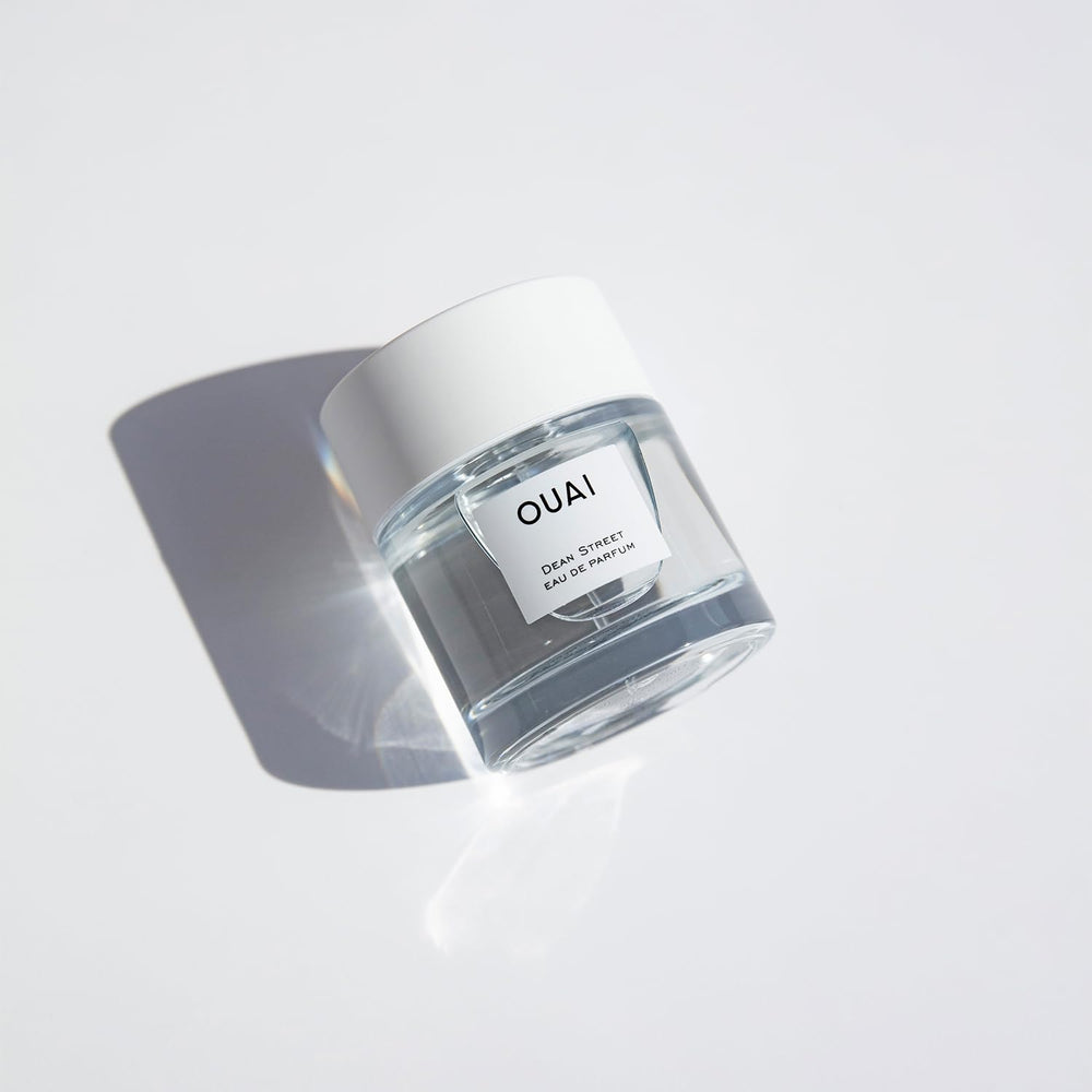 OUAI Dean Street behind the knee application suggests a total-body fragrance experience.