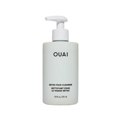 OUAI Detox Facial Cleanser bottle front with a refreshing post-workout cleanse vibe