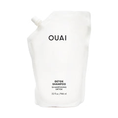 OUAI Detox Shampoo refill bottle for a quick weekly detox routine