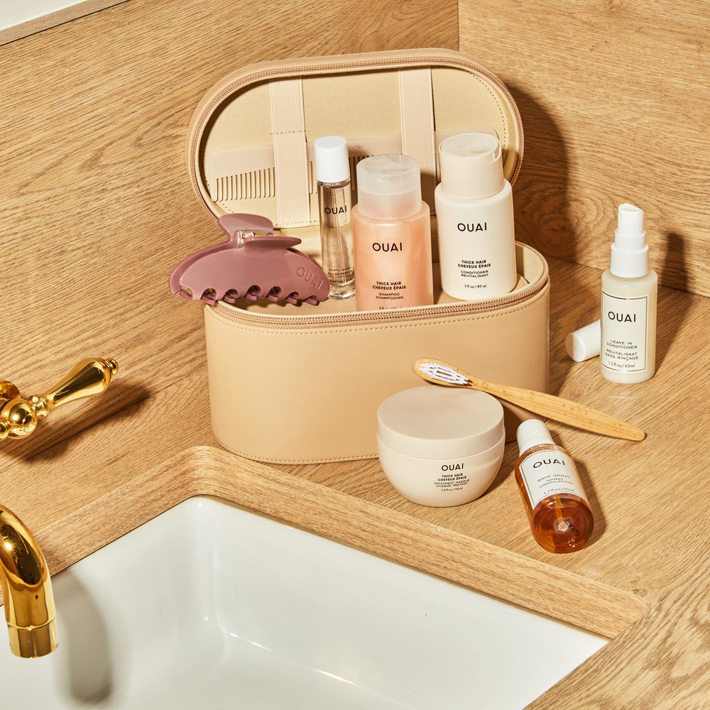 OUAI Fine Shampoo ingredients Biotin and chia oil support nourishment.