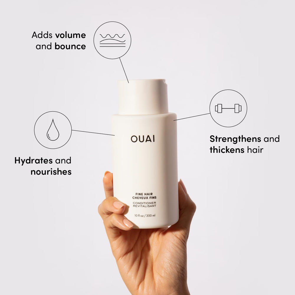 OUAI Fine Shampoo keratin biotin, strengthens fine hair