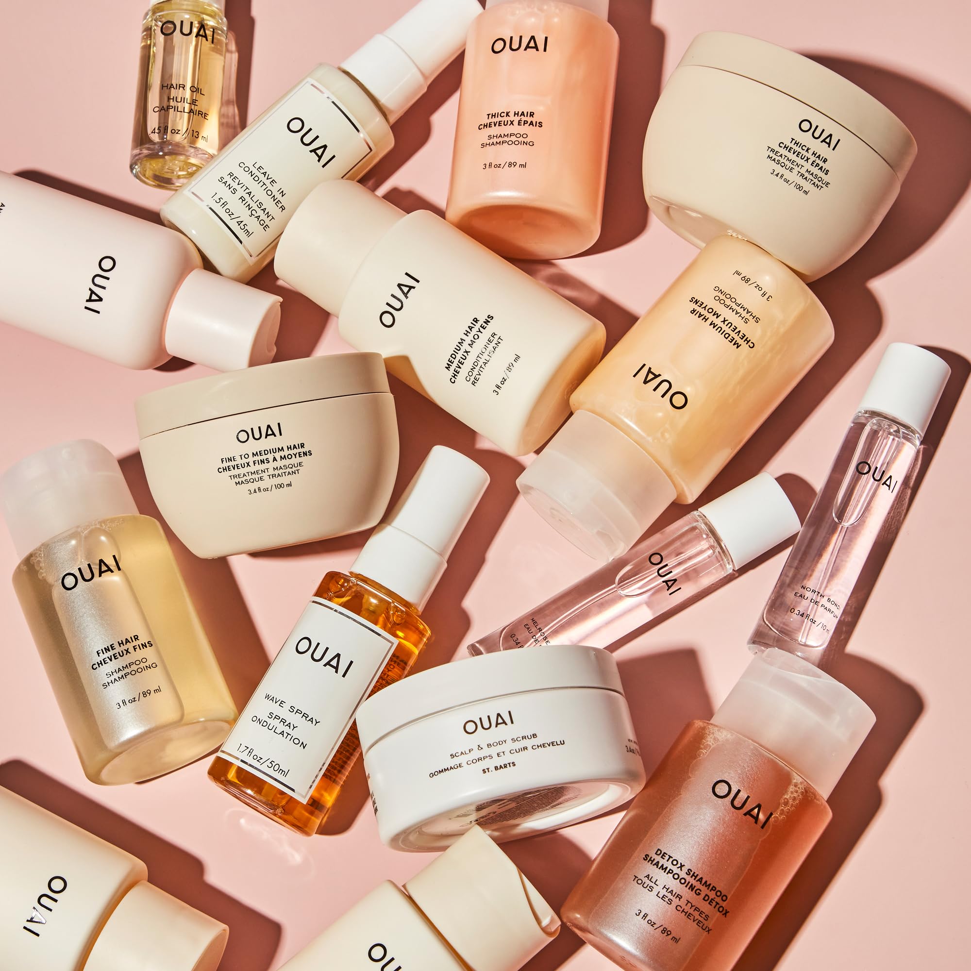 OUAI Fine Shampoo Mercer Street scent for an uplifting daily ritual.