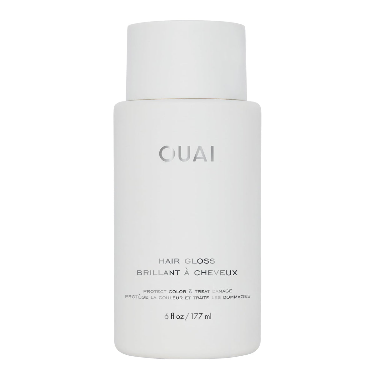 OUAI Hair Gloss in-shower shine adds radiance during the shower rinse.