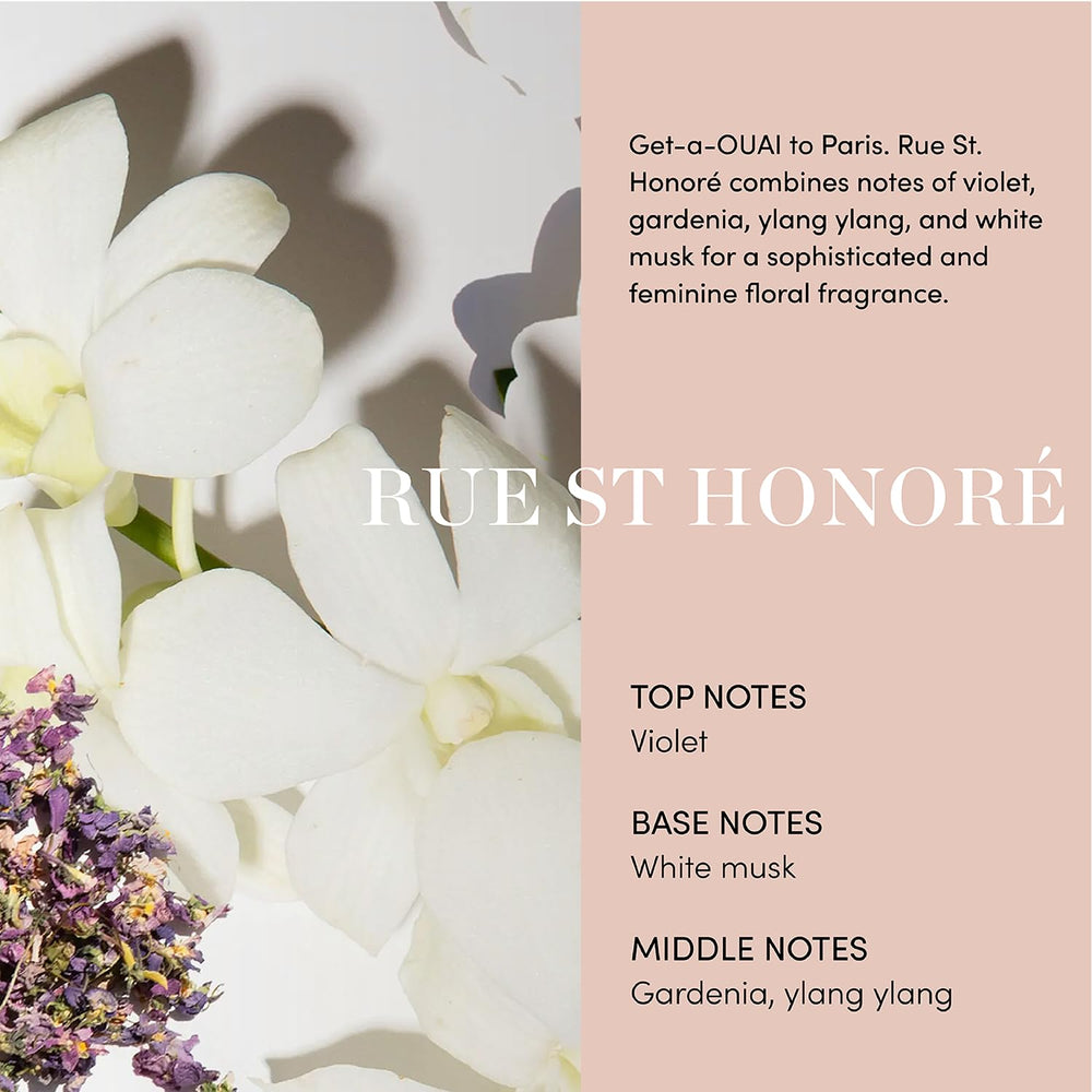 OUAI Hair Oil color-safe formula label emphasizes color fade protection.