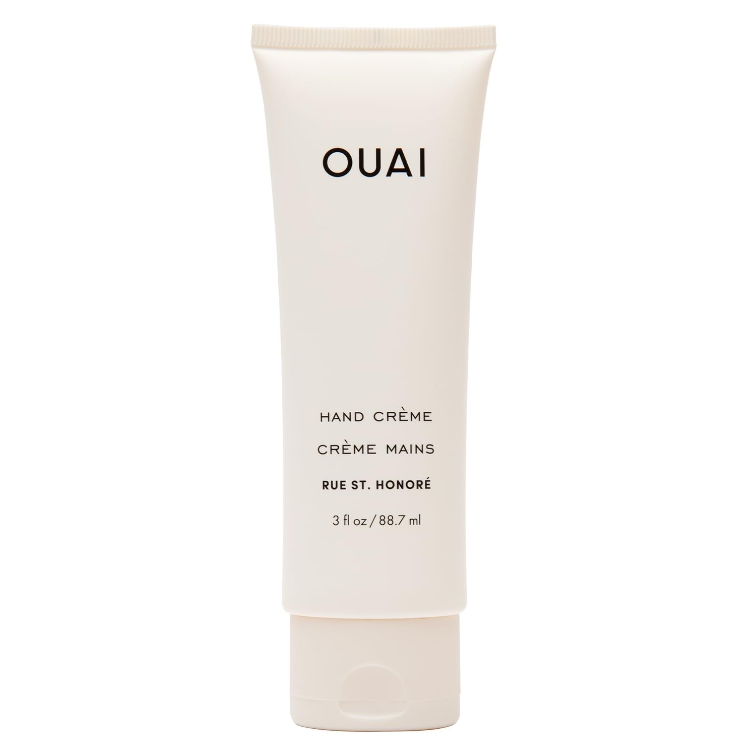 OUAI Hand Cream packaging shown in a sleek jar for on-the-go hydration.
