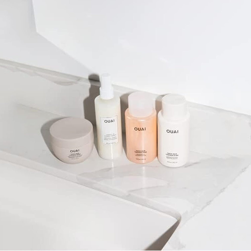 OUAI luxury scent bottle captured to convey premium experience
