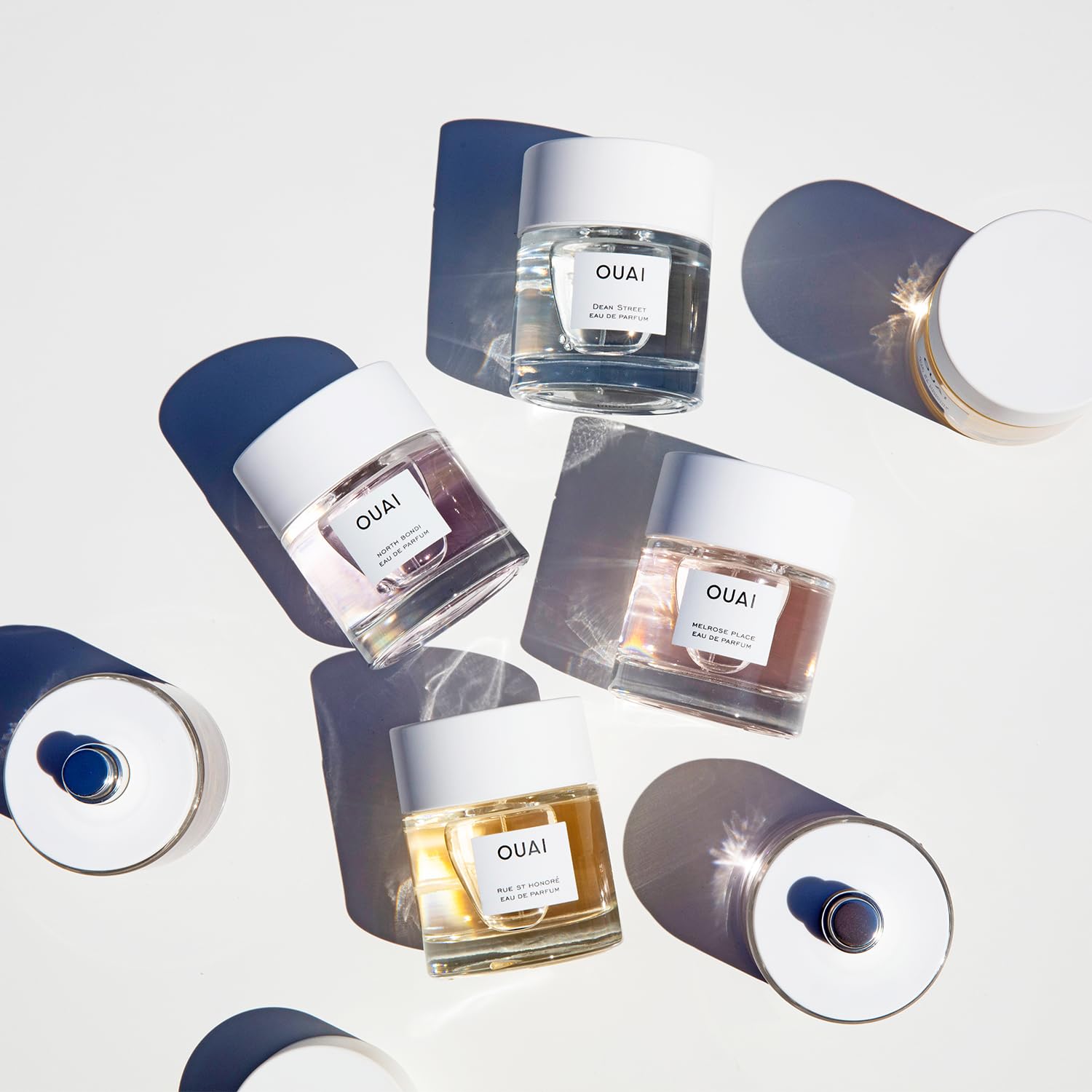 OUAI North Bondi displayed on a vanity with accessories for a chic moment