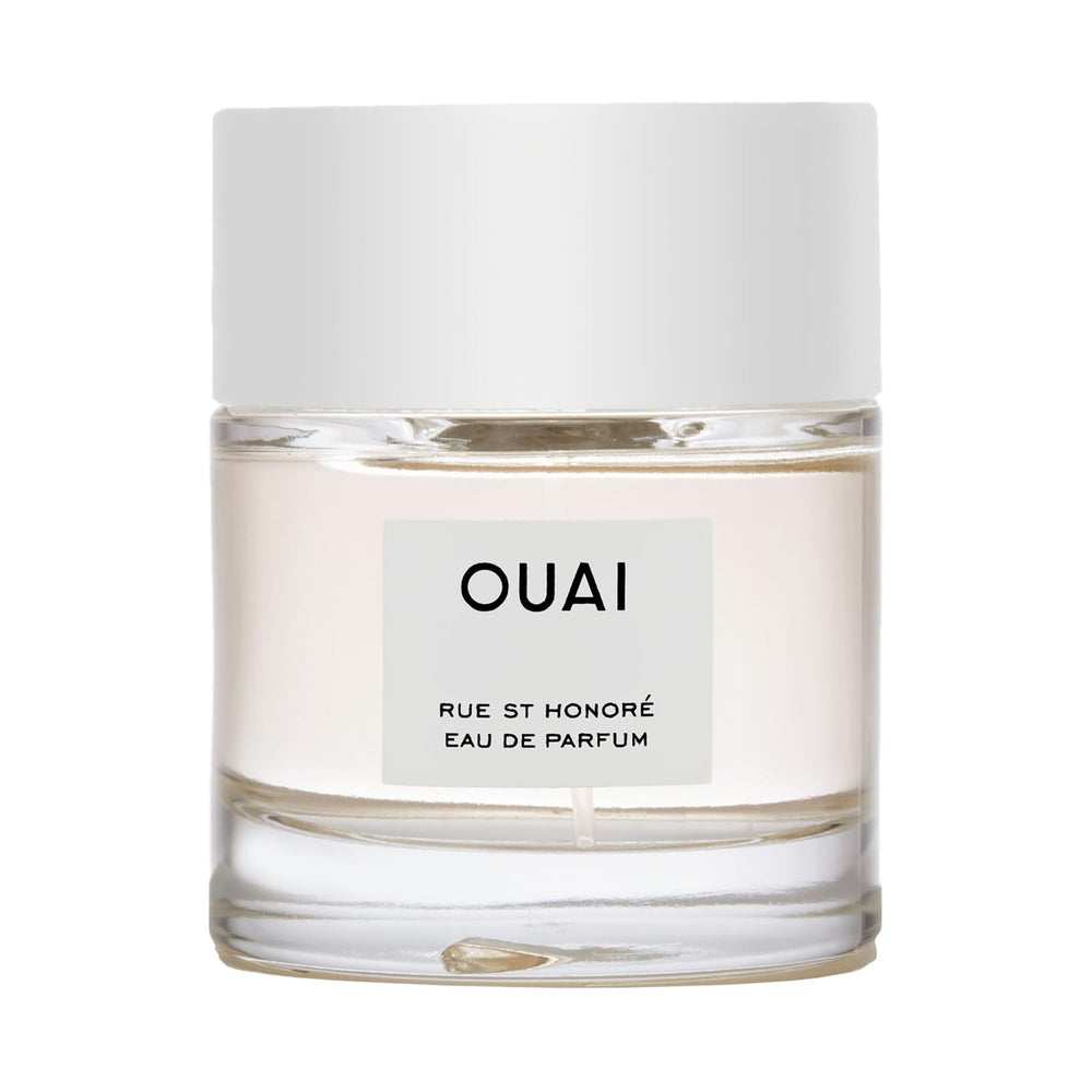 OUAI Rue St. Honore Eau de Parfum bottle front for daily Parisian fragrance.