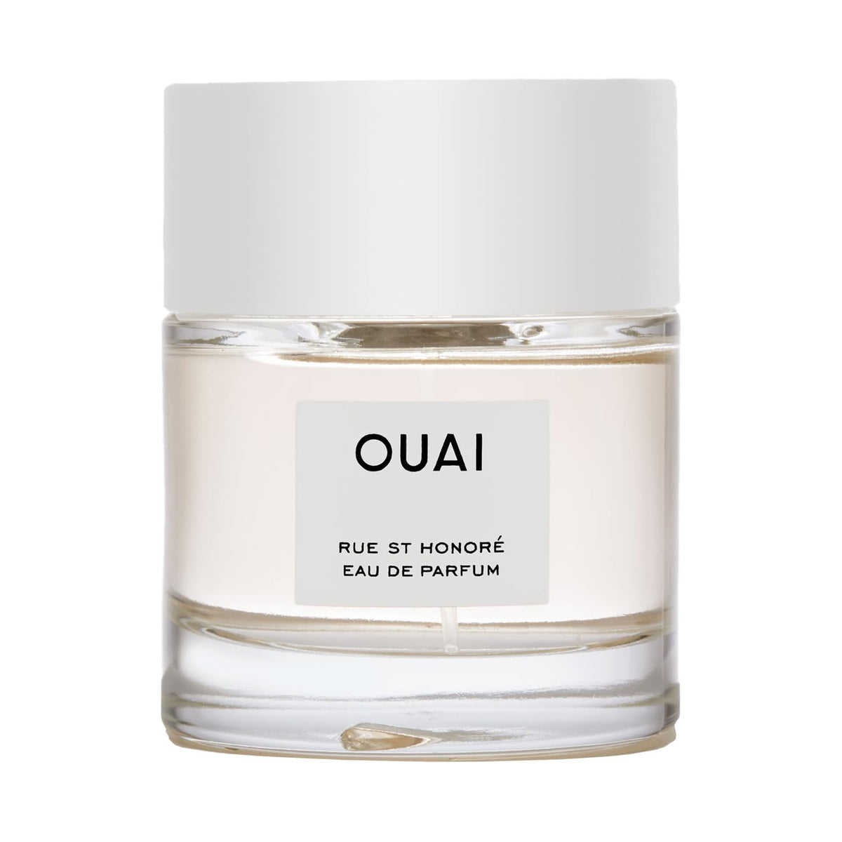 OUAI Rue St. Honore Eau de Parfum bottle front for daily Parisian fragrance.