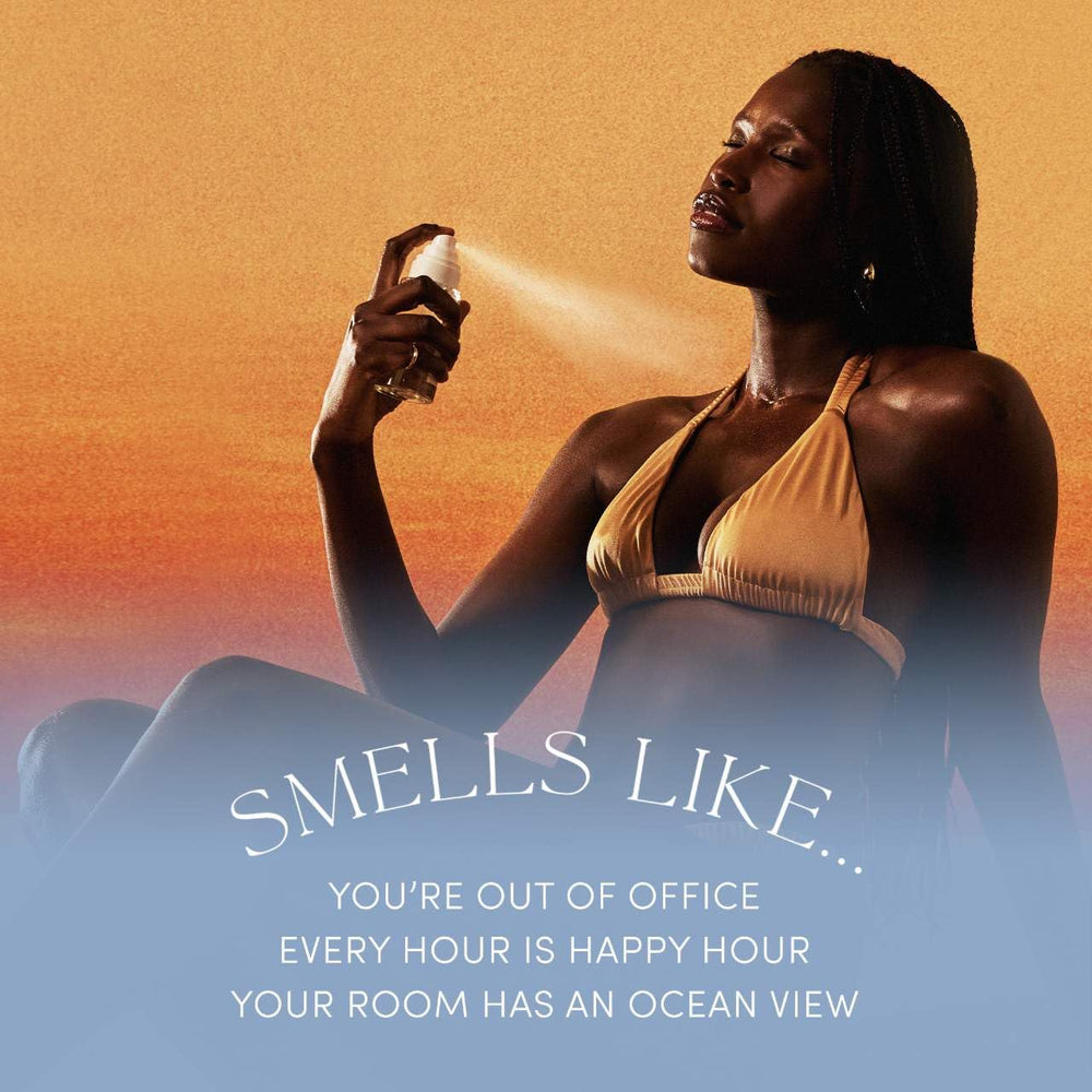 Body crème pairing image suggests layered scent for longer wear.
