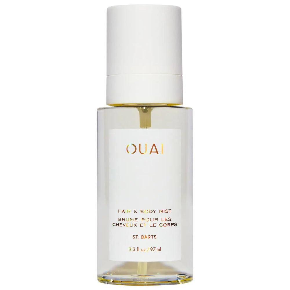OUAI St. Barts mist bottle for effortless tropical scent all over.