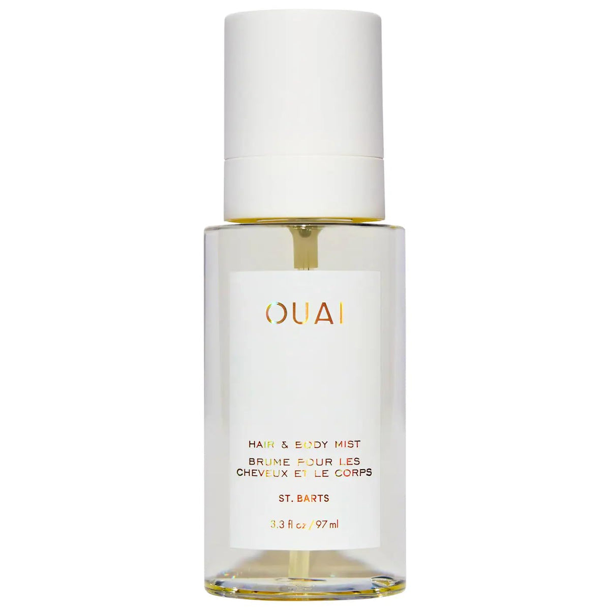 OUAI St. Barts mist bottle for effortless tropical scent all over.