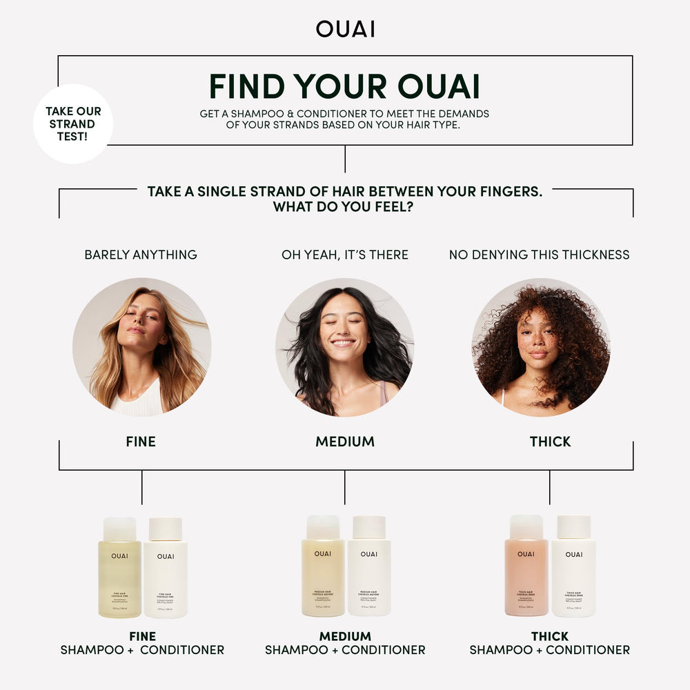 Creamy texture of OUAI Thick Hair Mask delivering rich hydration