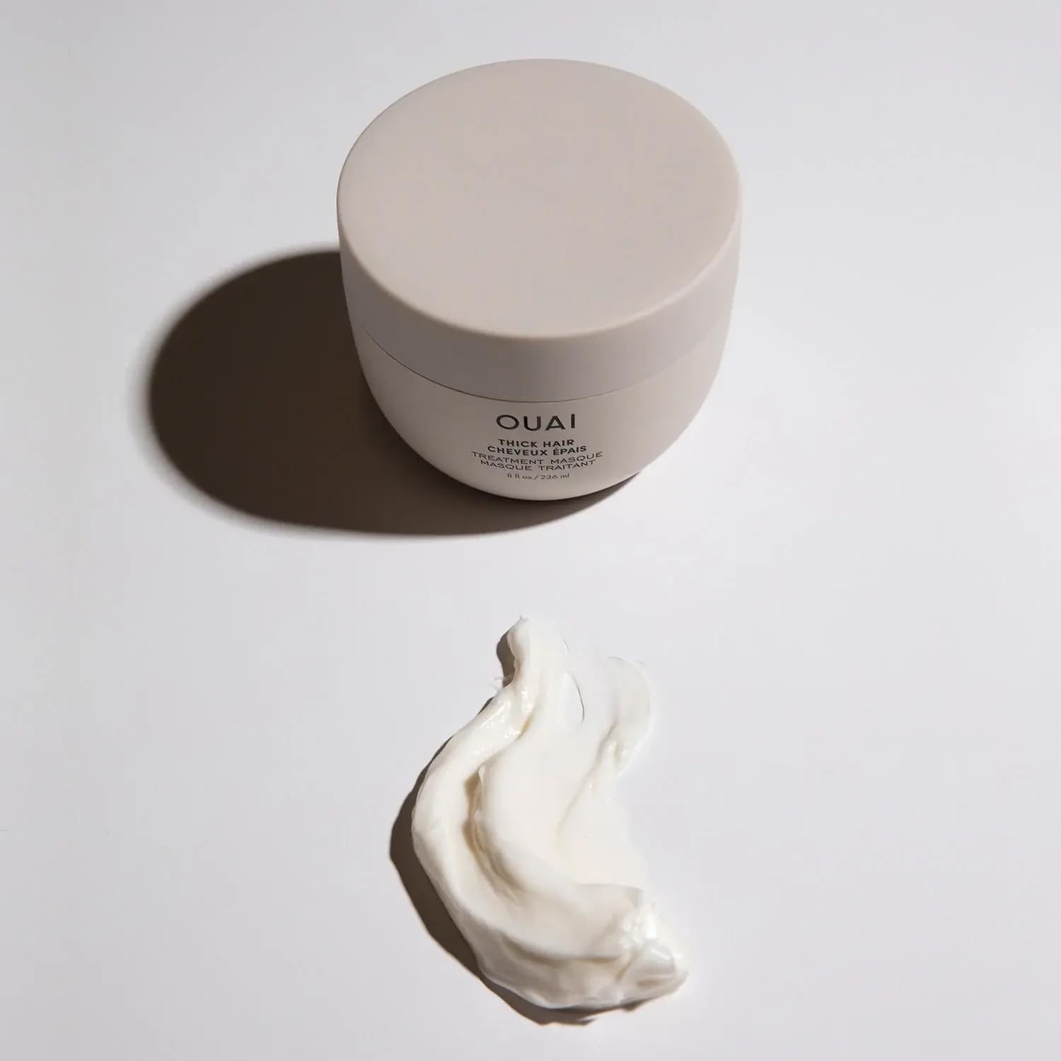 Phthalate- and parabens-free OUAI Thick Hair Mask formula