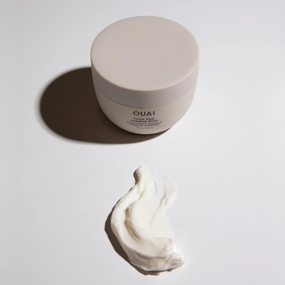 Phthalate- and parabens-free OUAI Thick Hair Mask formula