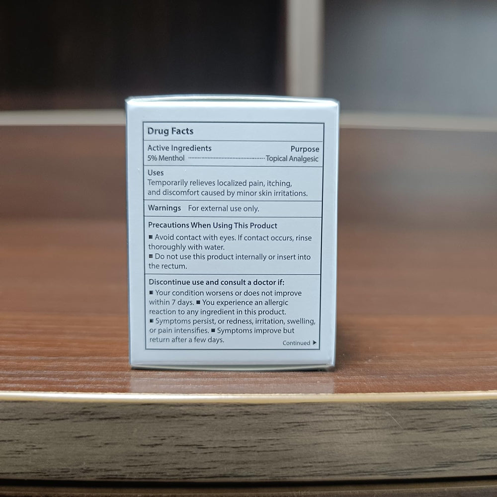 Oudetas Numbing Cream packaging features a child-resistant cap for safe home and travel.