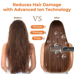 OUDIM negative ion technology reduces static for smoother hair.