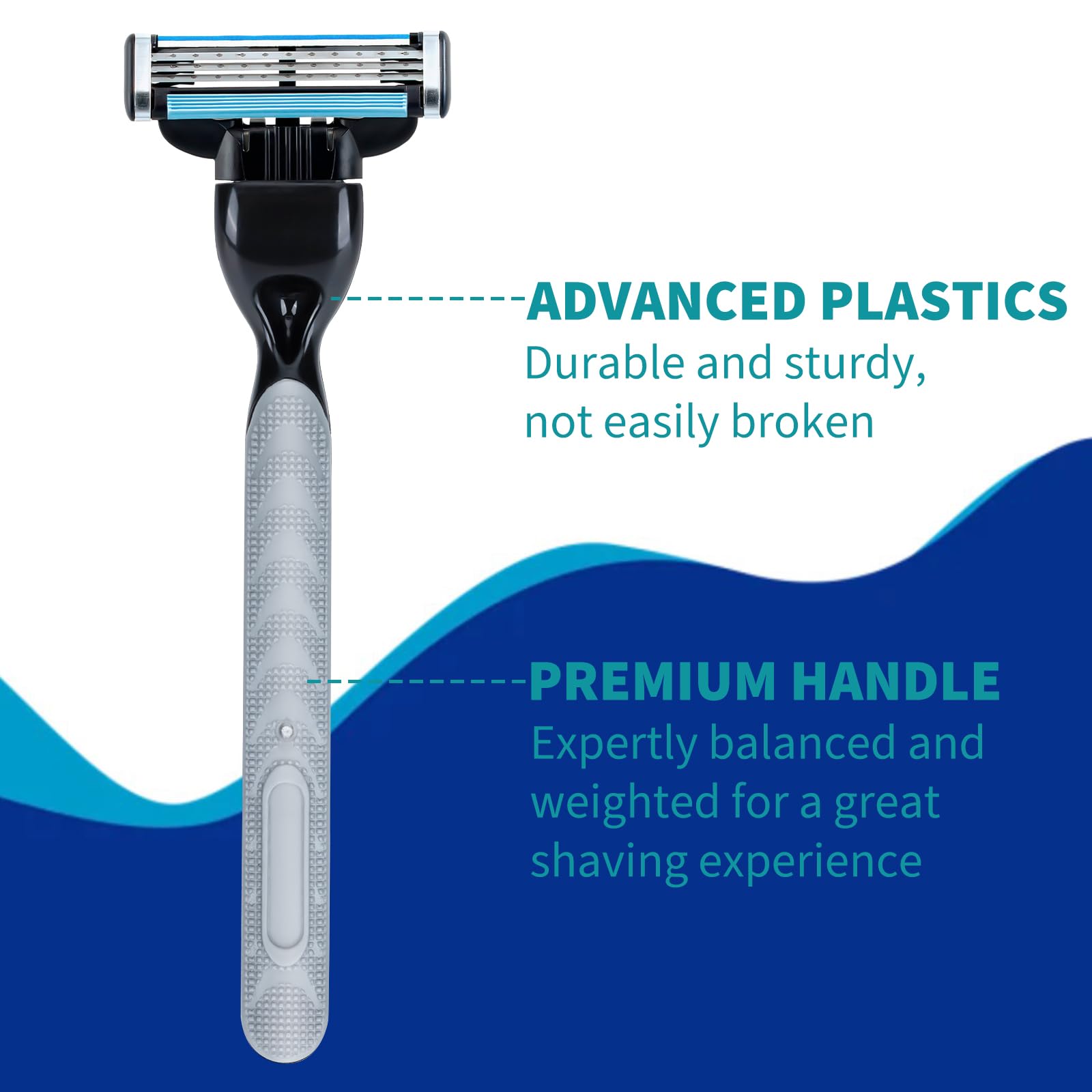 OENUASG portable razor handle shown for travel convenience