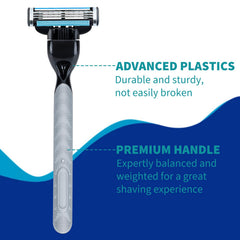 OENUASG portable razor handle shown for travel convenience