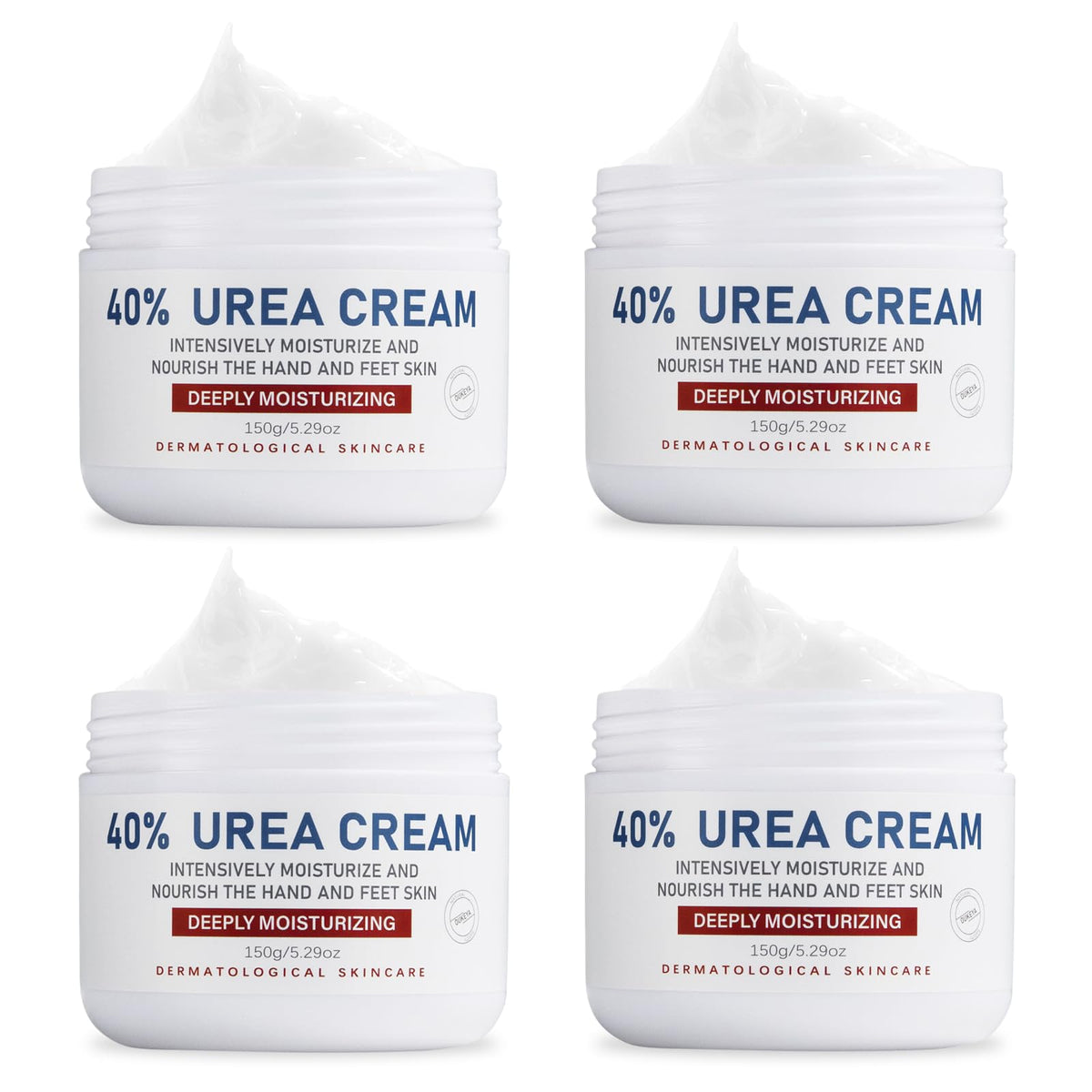 OUKEYA 40% urea cream foot-application shows deep hydration for dry feet