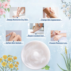 OUKEYA Urea Cream ingredient close-up featuring camellia for skin nourishment