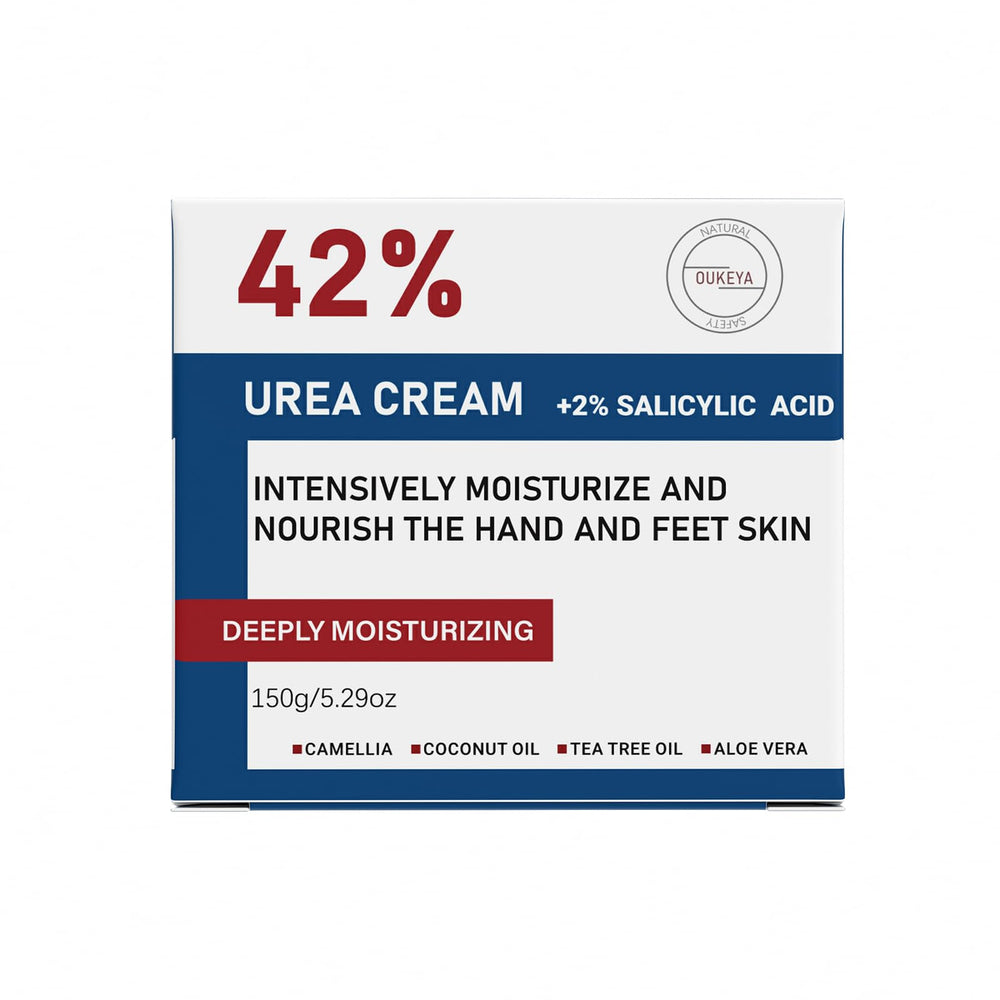 OUKEYA Urea Cream packaging box with branding