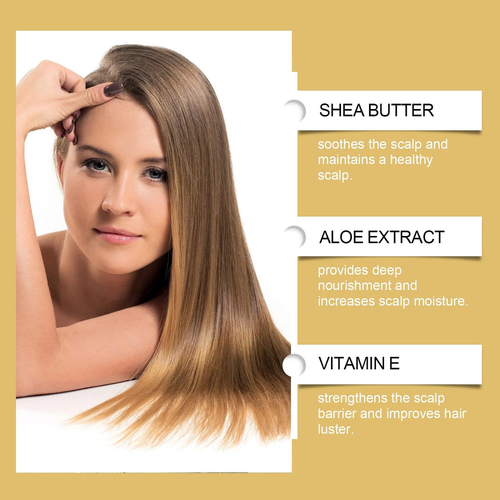 OUKPANE dyed damaged hair care shot demonstrates compatibility with color-treated hair.
