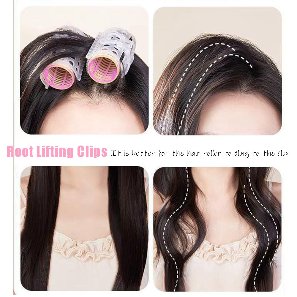 OULIGET hair-sectioning clips on model demonstrating versatile looks.