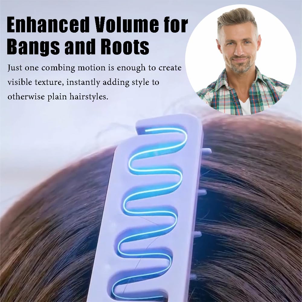 OULIGET styling comb lifts bangs for volume and fullness