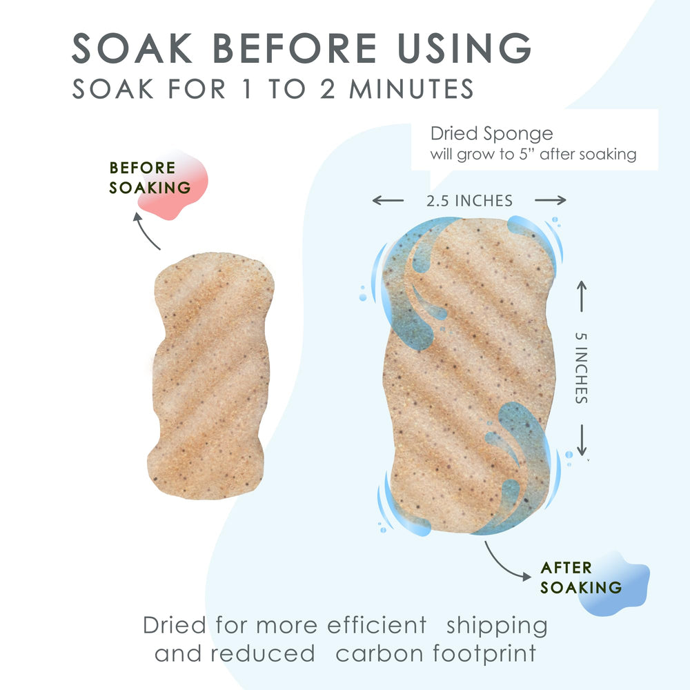 Our Earth Beauty Konjac Sponge lasts 1-2 months with care