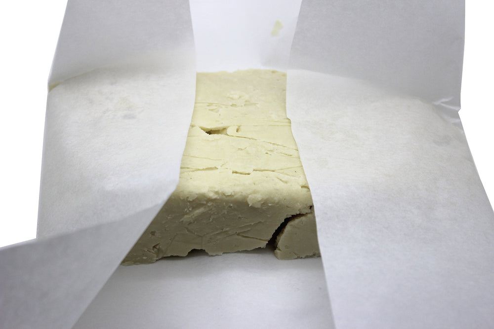 Our Earth's Secrets Cut-not-melt-and-pour shea butter ready for luxurious body butters