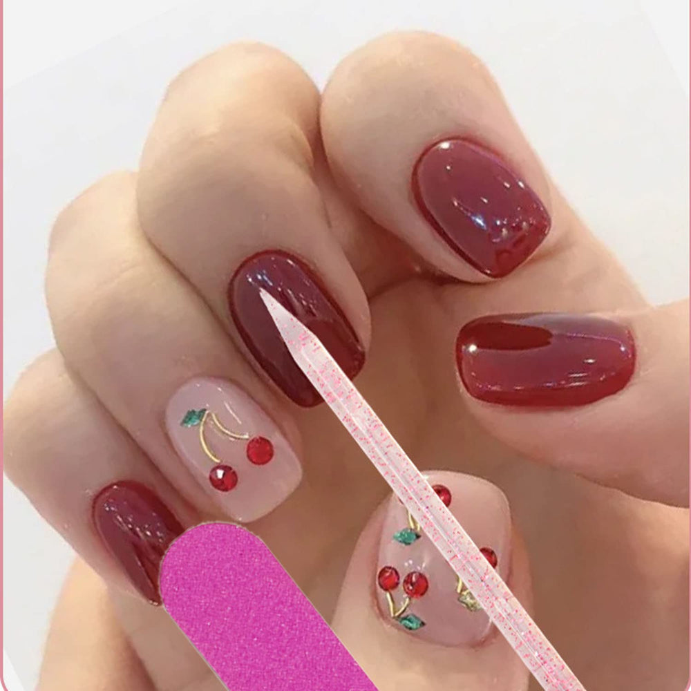Ourart pink cuticle sticks epitomize hygienic, disposable care between sessions.