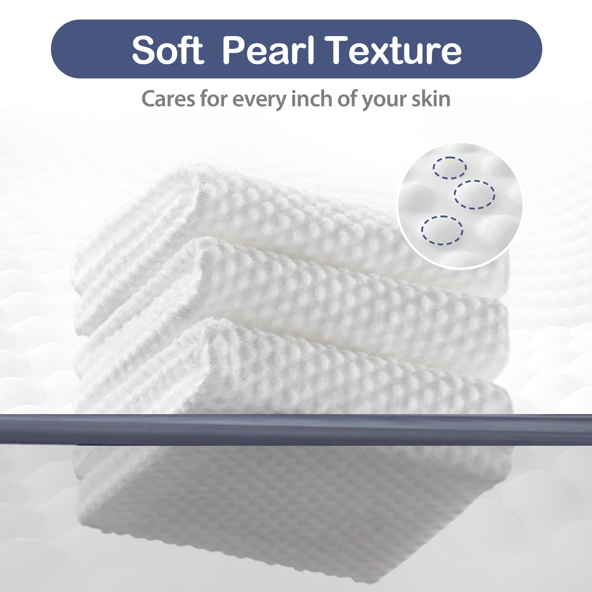 Ourmed Life lint-free towels help maintain clear skin during routines.