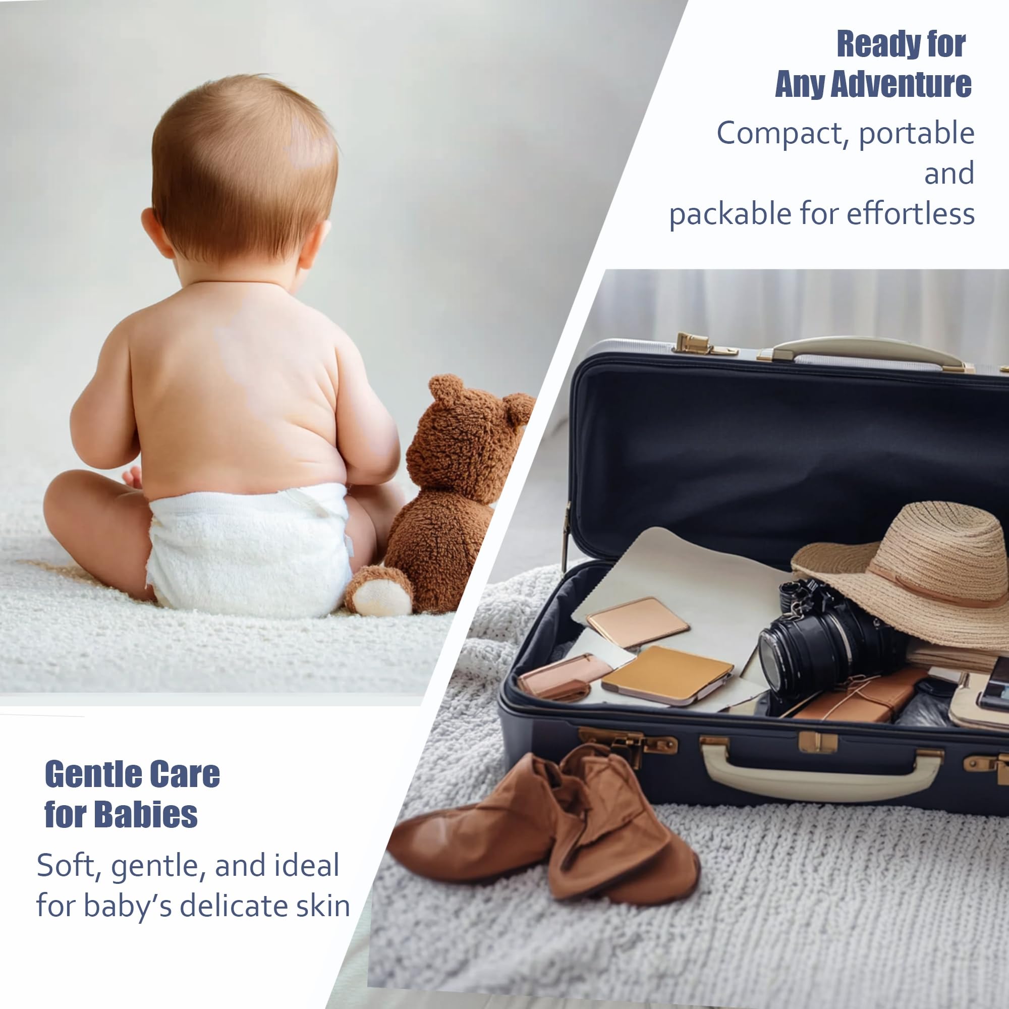 Ourmed Life travel-friendly towels for on-the-go use.