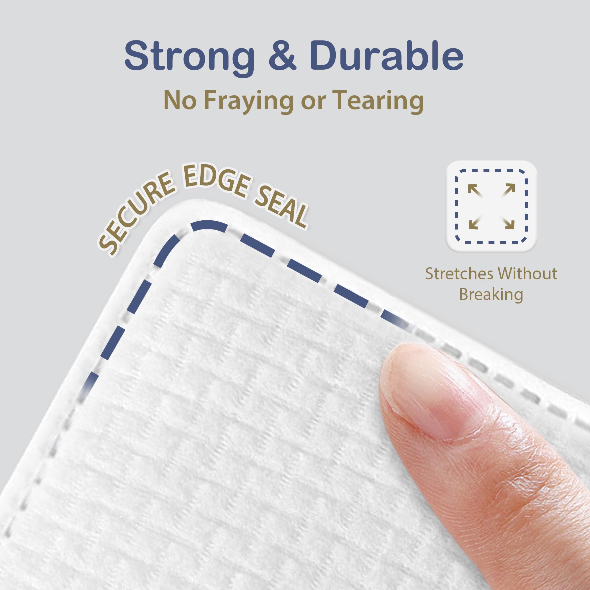 Ourmed Life large cotton pads usage for makeup removal after a long day