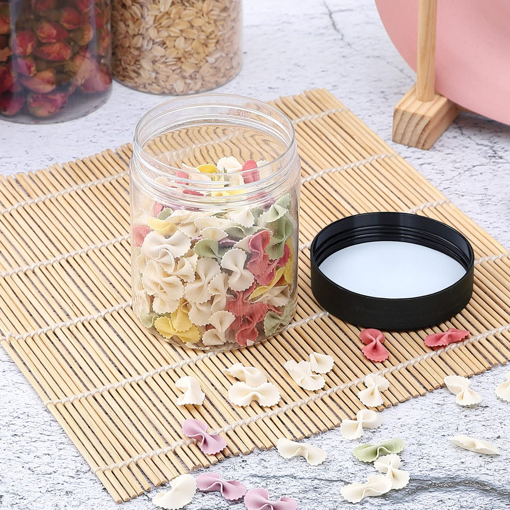 OUSHINAN screw-on lids demonstrate leak-proof sealing for honey and jams.