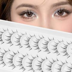 Natural 9-13mm wispy lashes enhance length while staying subtle for day-to-day looks.