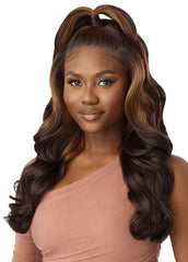 Outre Atlas pre-attached elastic band provides secure, adjustable fit
