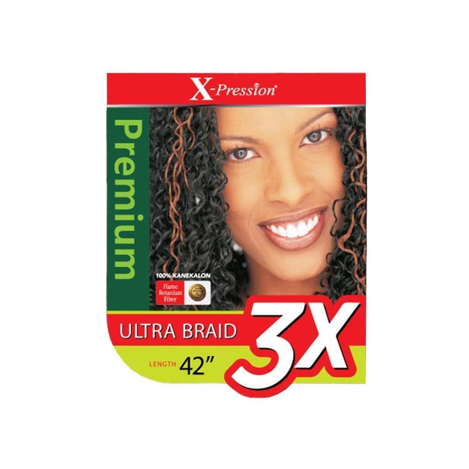 Outre Braids X-Pression 1B shade wrap with smooth finish for natural movement