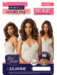 Outre Julianne 13x6 frontal lace detail seamless part and fit