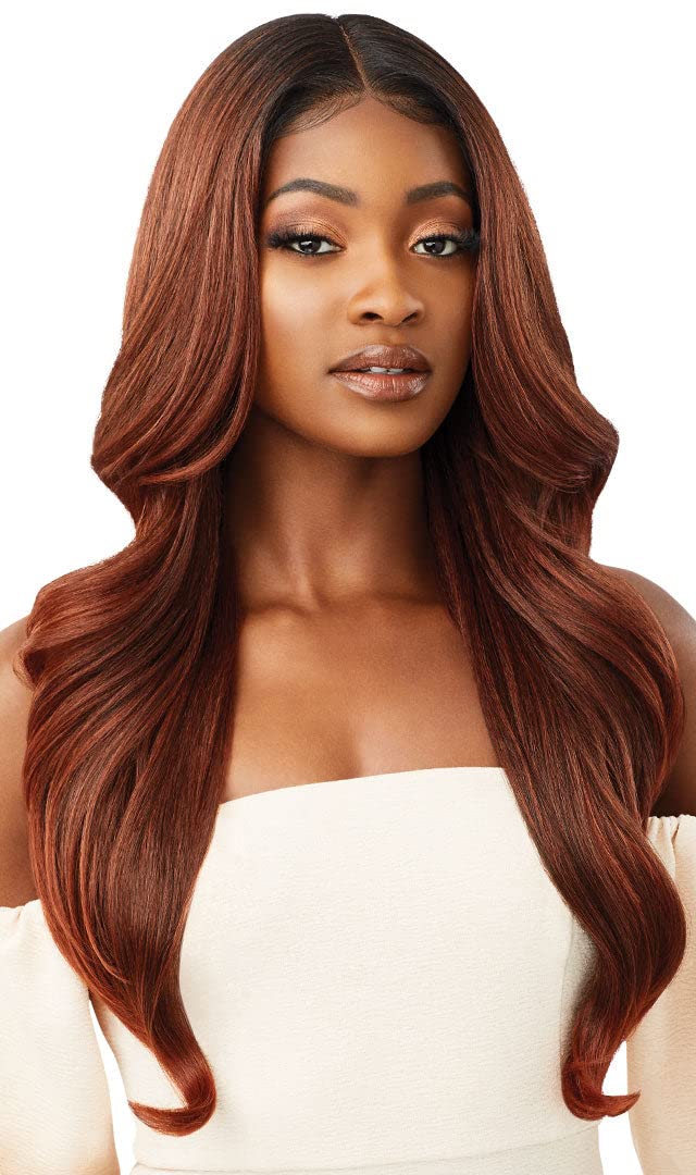 Outre Seraphine front view shows melted hairline for natural-looking part and undetectable edges.