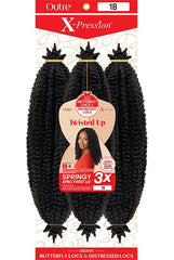 Outre X-Pression Twisted Up 16in springy Afro twists for quick protective styles.
