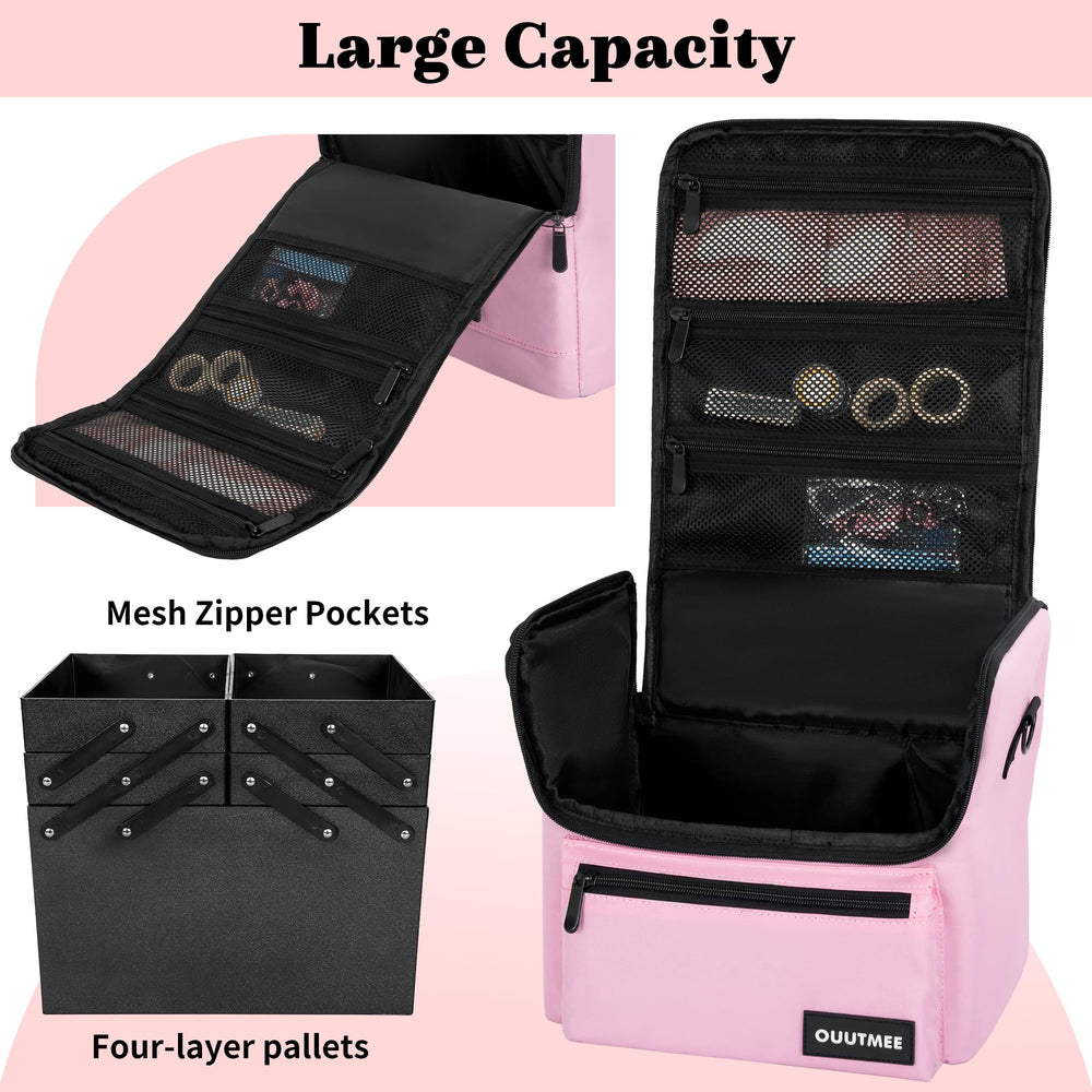 OUUTMEE case open tray highlights adjustable dividers for custom tool layout