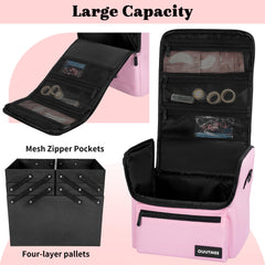 OUUTMEE case open tray highlights adjustable dividers for custom tool layout