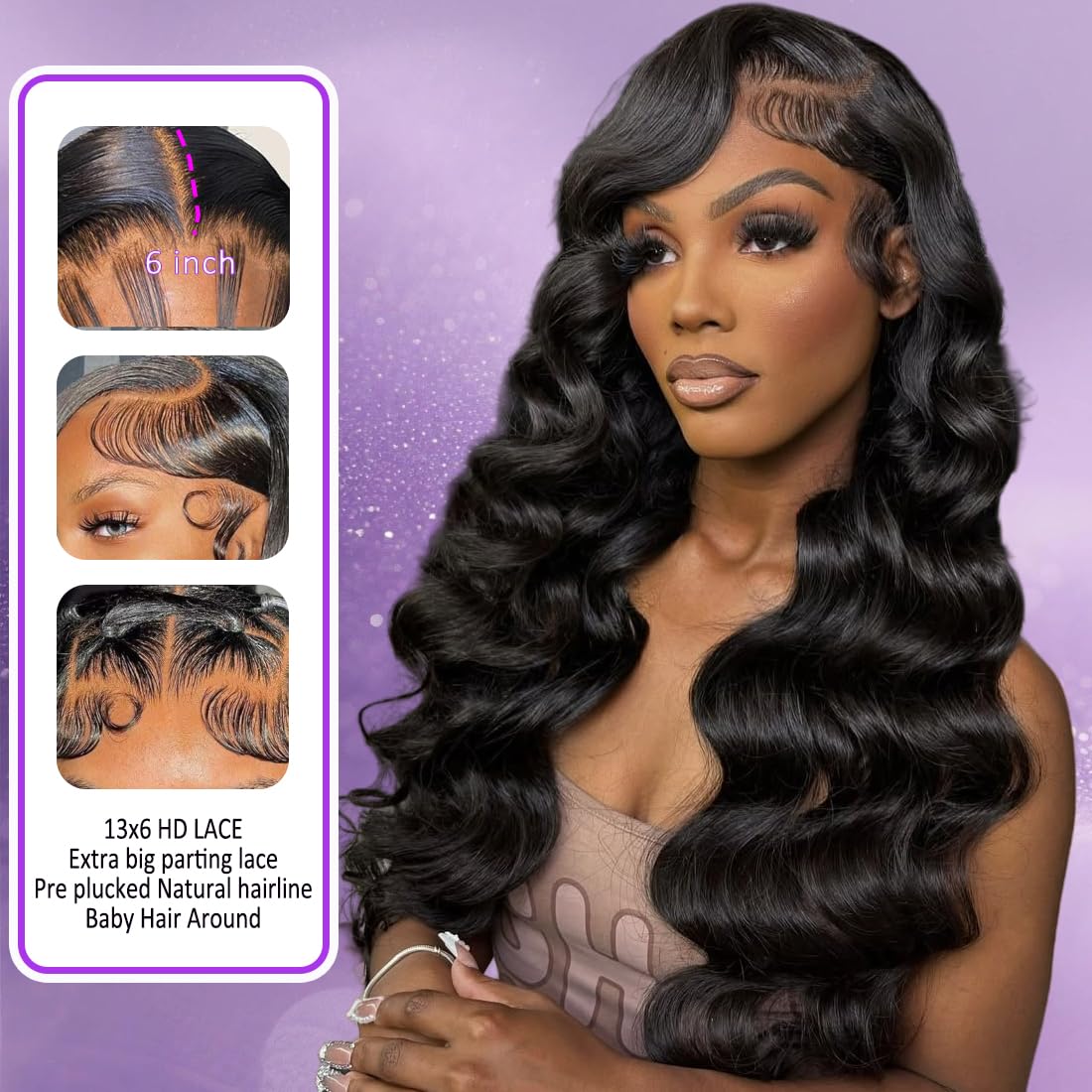 OVEOOZ body wave wig styling-ready for straightening or curling
