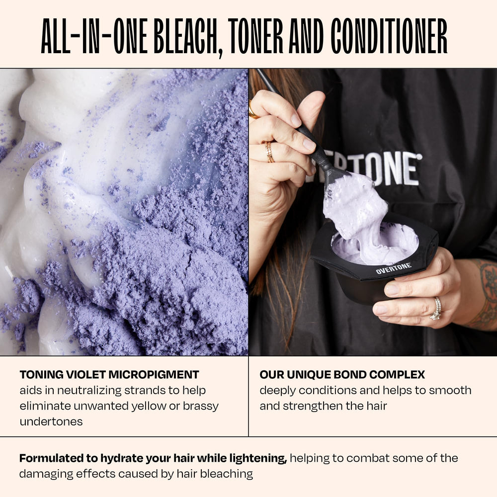 oVertone Aftercare kit image highlights hydration and color maintenance
